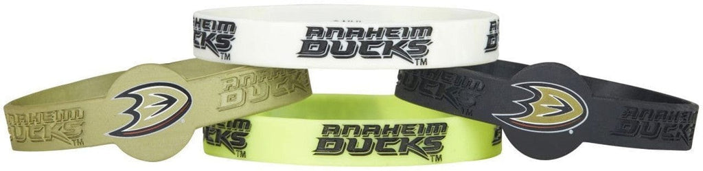 Jewelry Bracelets 4 Packs Anaheim Ducks Bracelets - 4 Pack Silicone - Special Order 763264427470