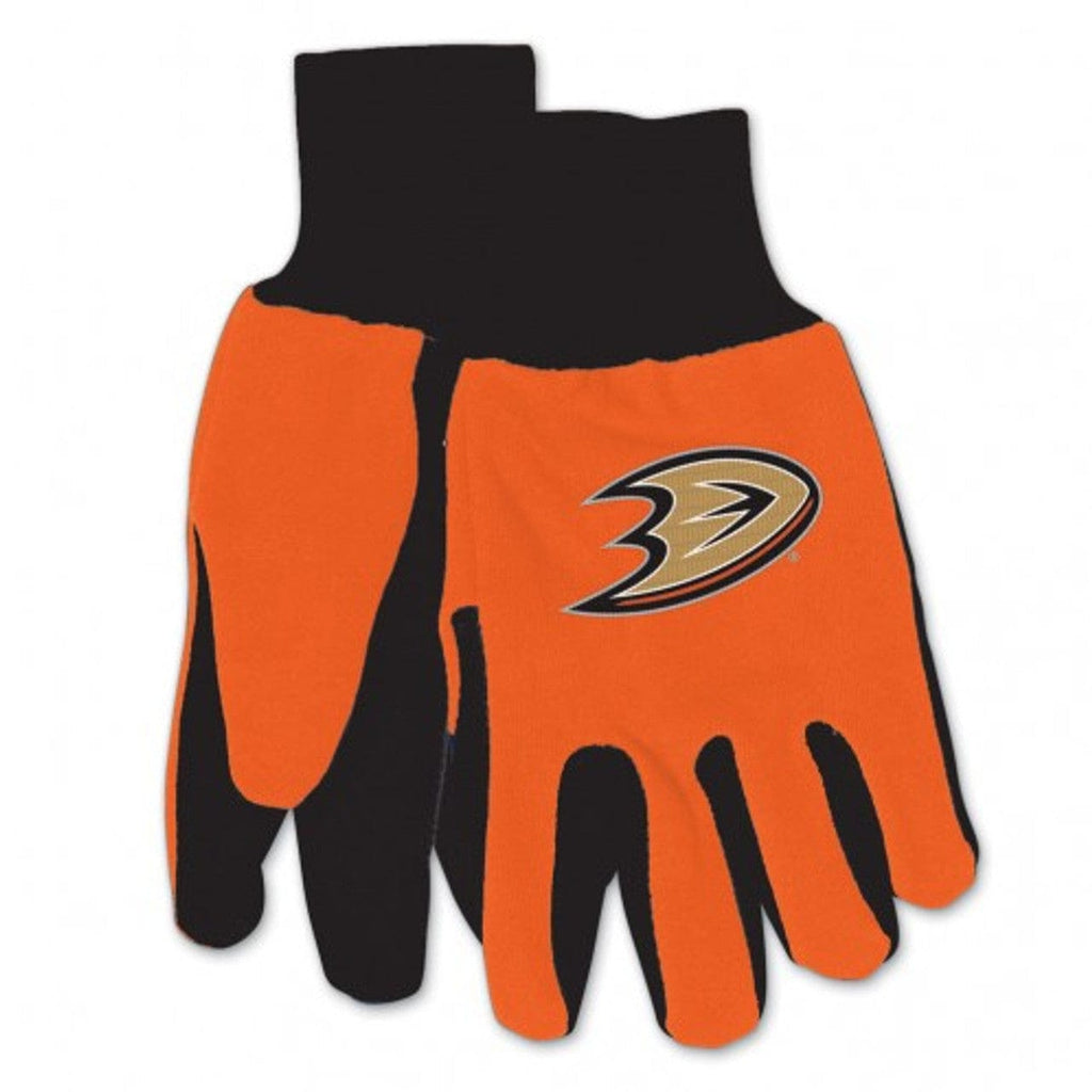 Gloves Anaheim Ducks Two Tone Gloves - Adult - Special Order 099606936387