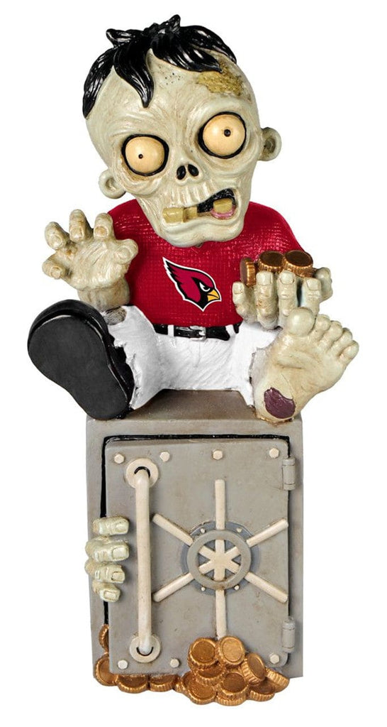 Arizona Cardinals Arizona Cardinals Zombie Figurine Bank CO 887849519821