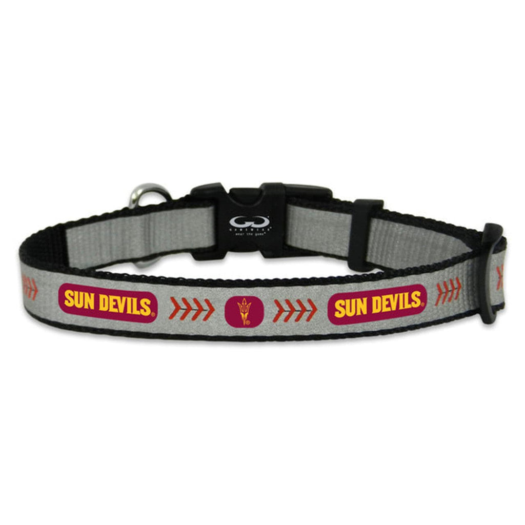 Pet Fan Gear Collar Arizona State Sun Devils Pet Collar Reflective Football Size Small 844214097964