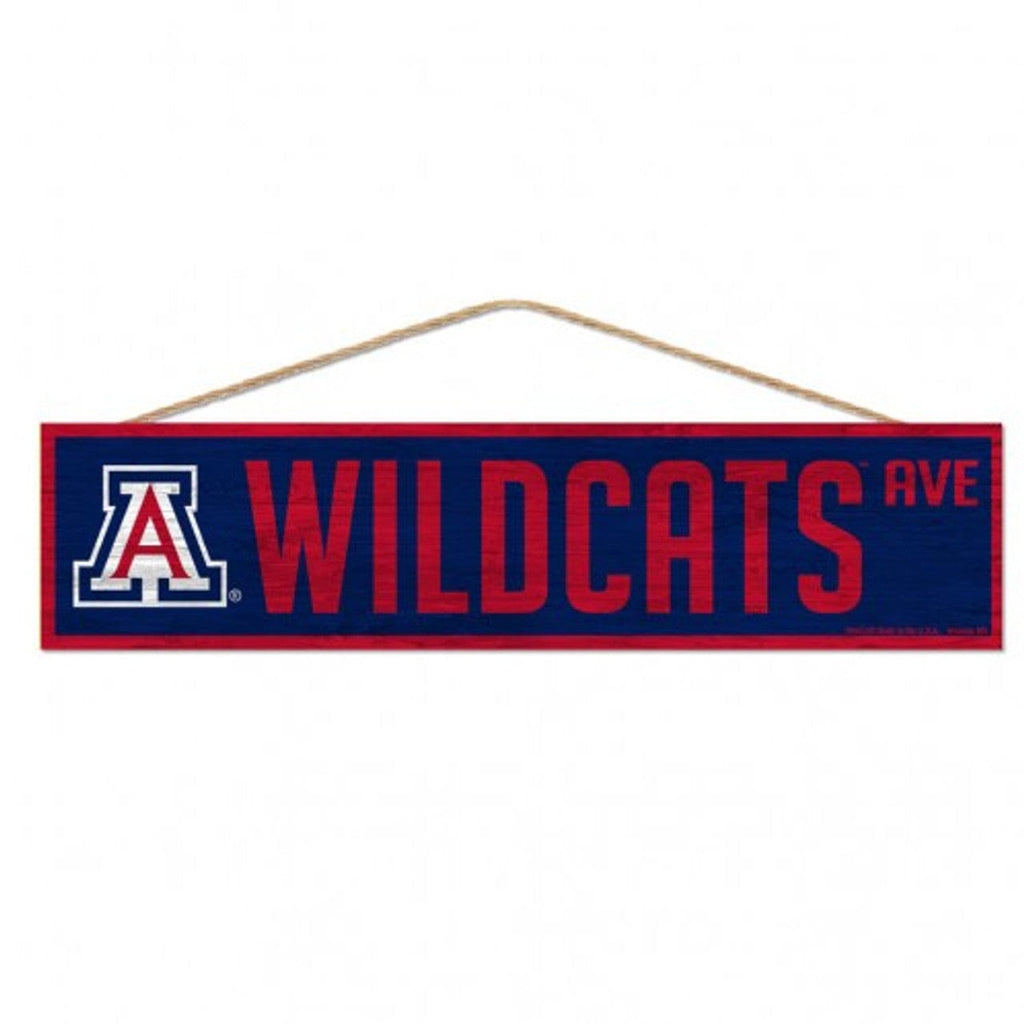 Sign 4x17 Avenue Arizona Wildcats Sign 4x17 Wood Avenue Design - Special Order 032085995001