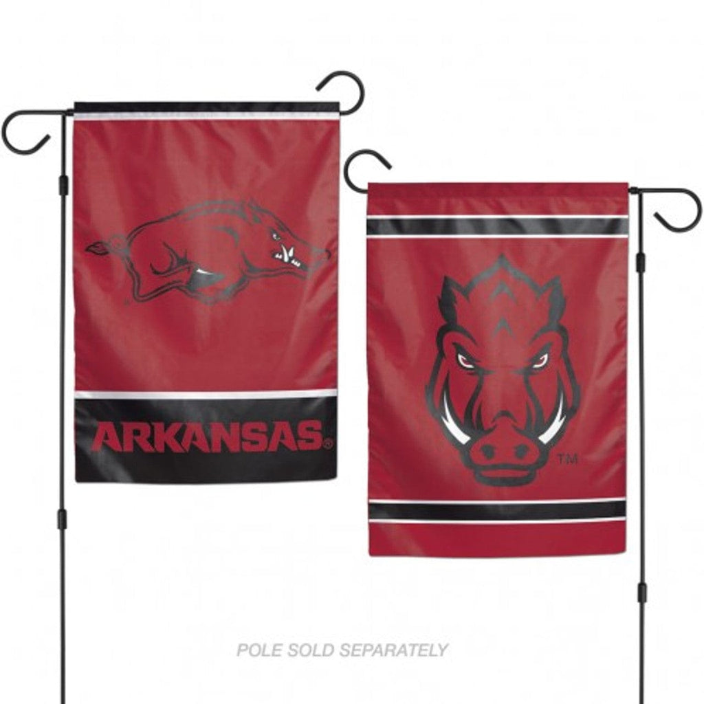 Flags 12x18 Arkansas Razorbacks Flag 12x18 Garden Style 2 Sided 032085161062