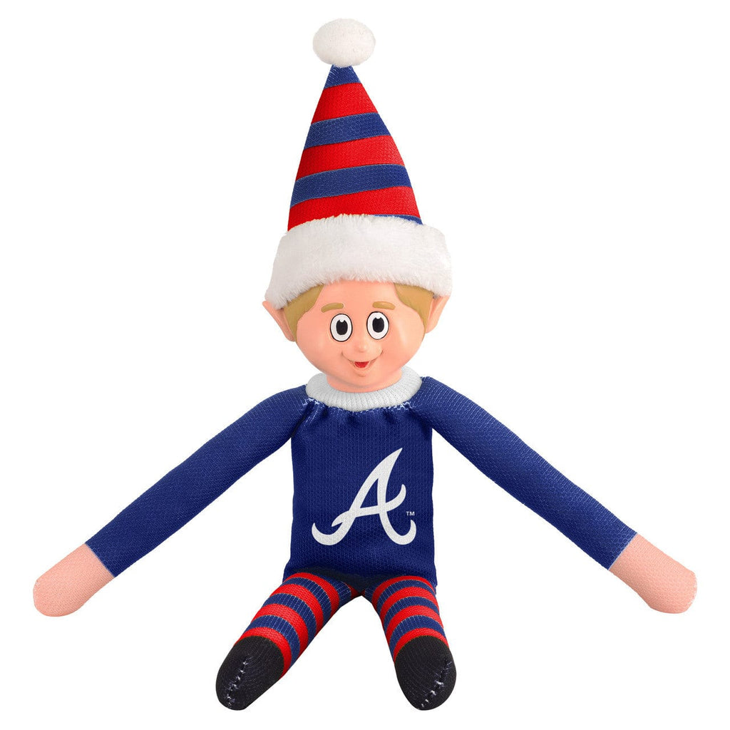 Holiday Plush Elf Atlanta Braves Plush Elf 889345264243