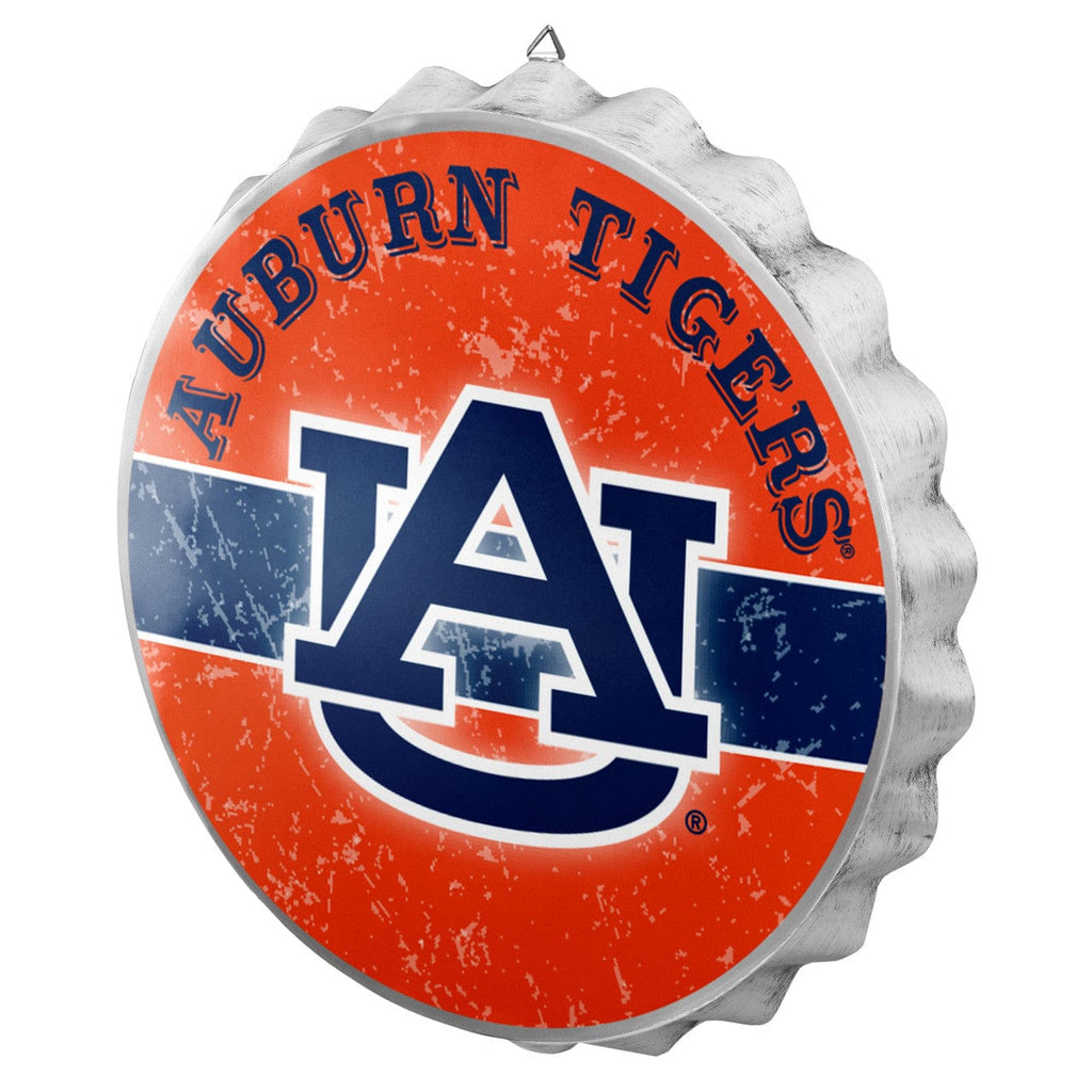 Auburn Tigers Auburn Tigers Sign Bottle Cap Style Distressed 191418842198