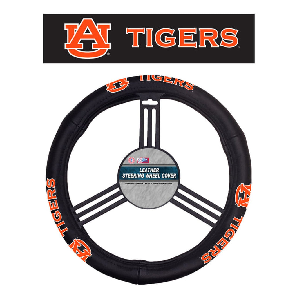 Auburn Tigers Auburn Tigers Steering Wheel Cover Leather CO 023245581059