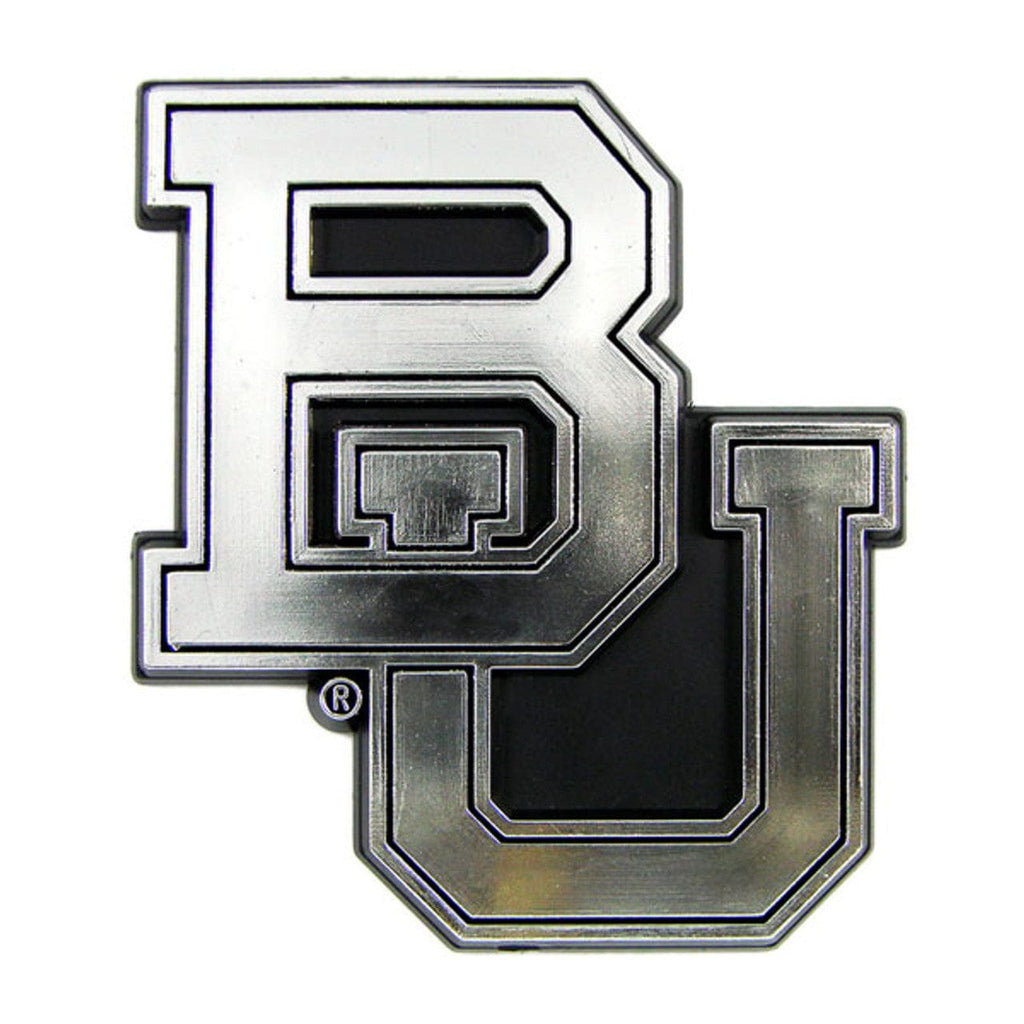 Auto Emblem Chrome Baylor Bears Auto Emblem - Silver - Special Order 681620008227