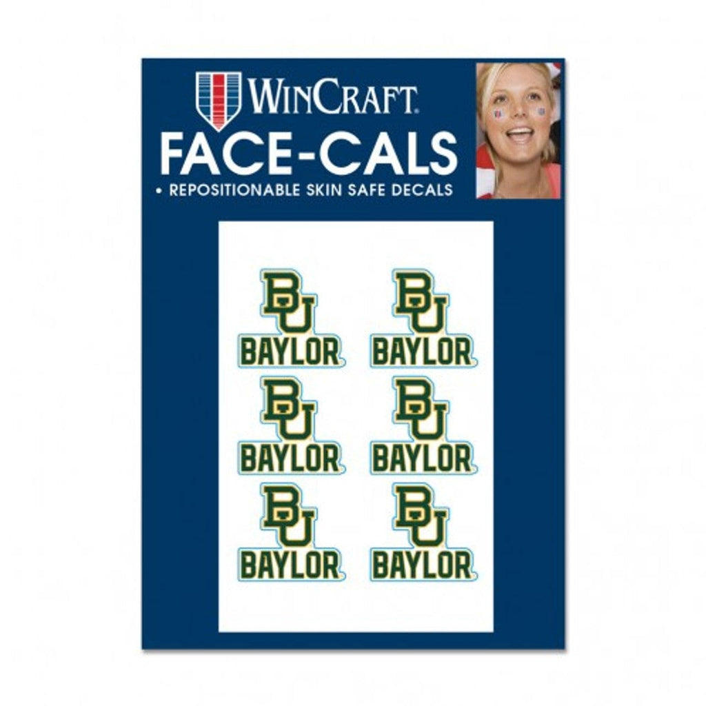 Face Cals Baylor Bears Tattoo Face Cals Special Order 614934098882