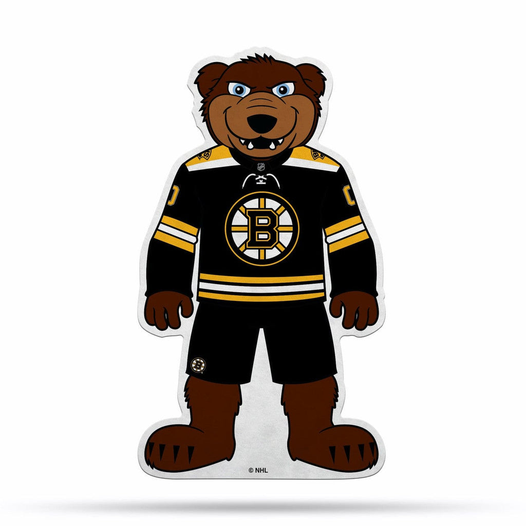 Shape Cut Pennant Boston Bruins Pennant Shape Cut Mascot Design 767345790064