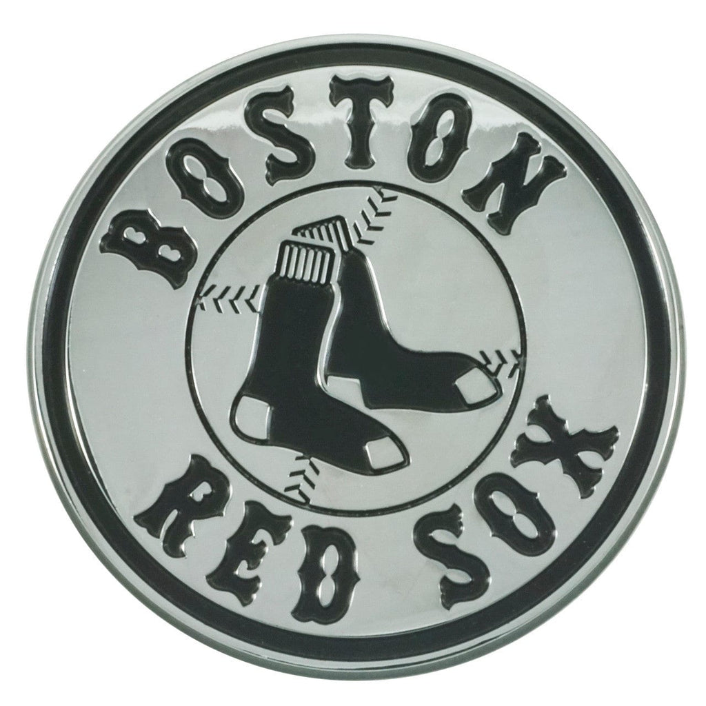 Boston Red Sox Boston Red Sox Auto Emblem Premium Metal Chrome 842989056346