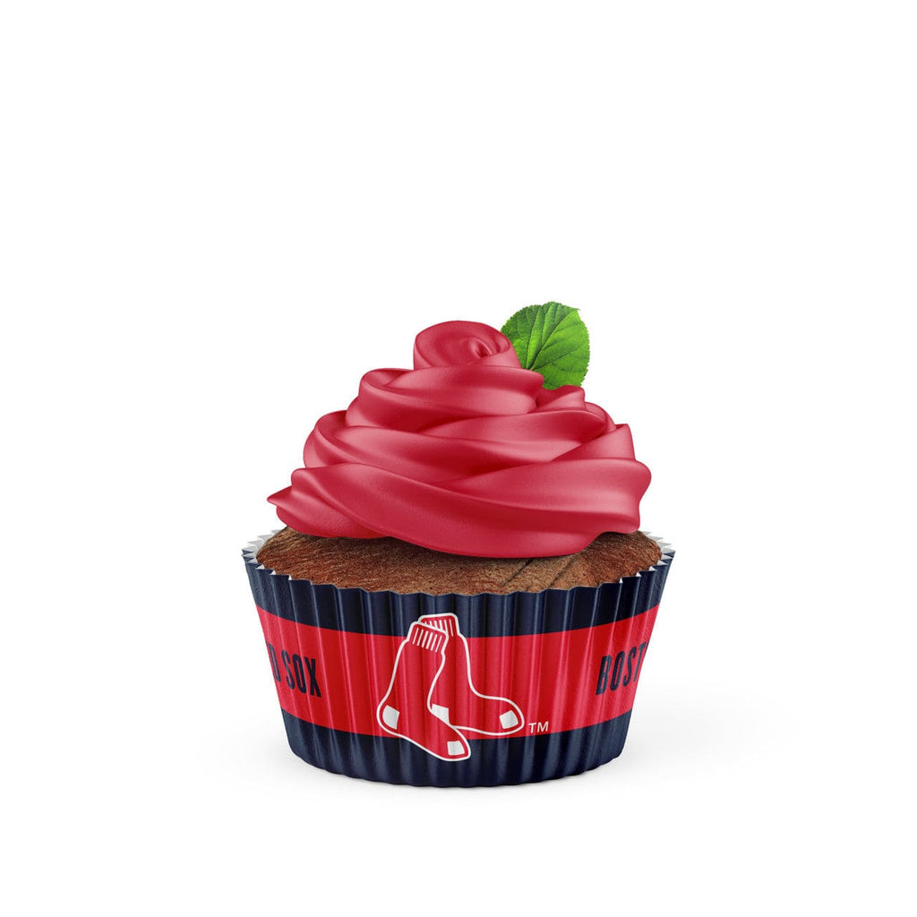 Baking Cups Boston Red Sox Baking Cups Large 50 Pack 771831275041