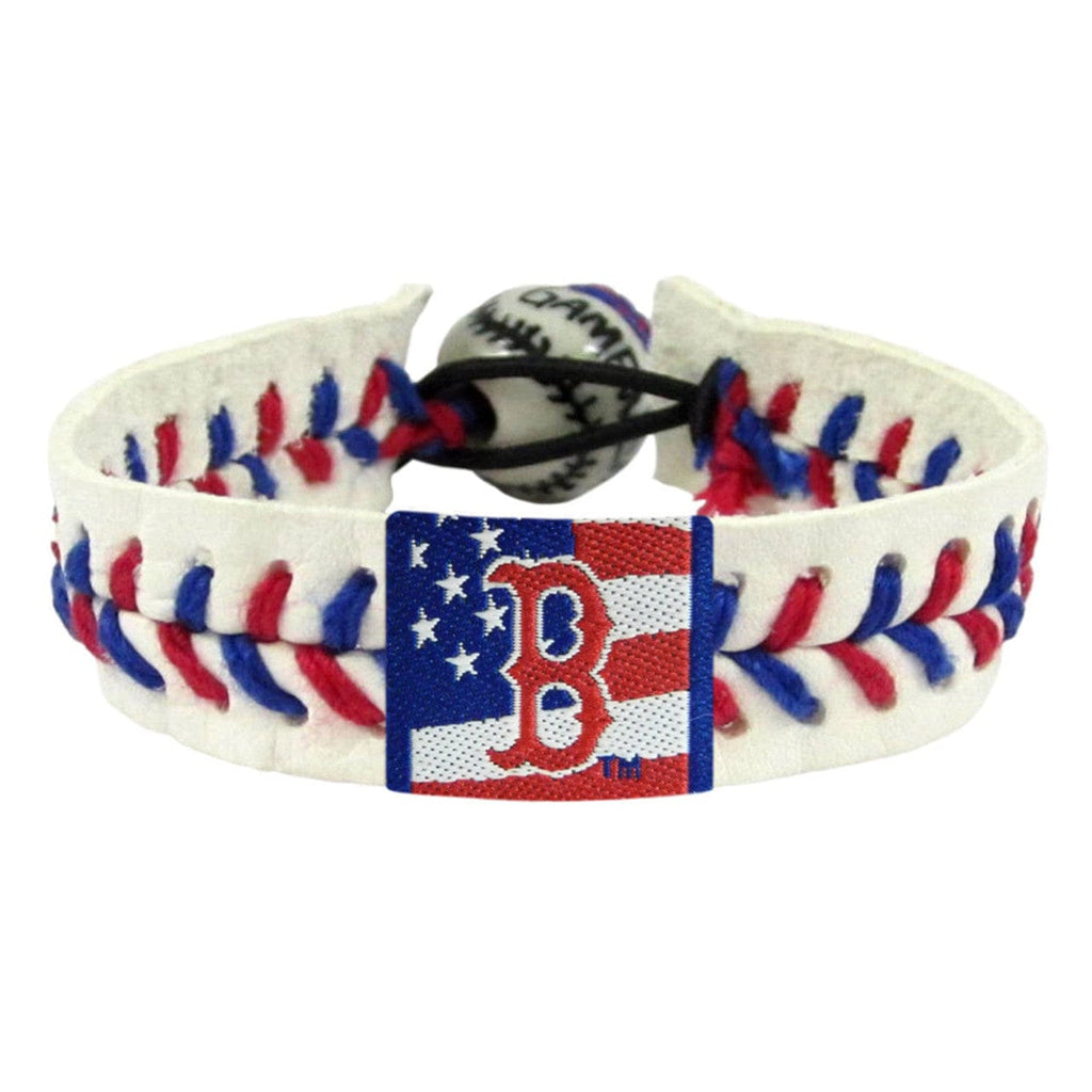 Boston Red Sox Boston Red Sox Bracelet Classic Baseball Stars and Stripes CO 844214016002
