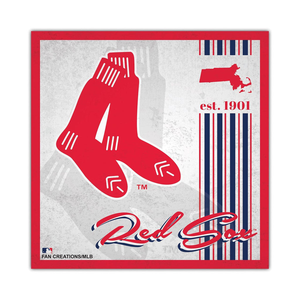 Sign 10x10 Album Boston Red Sox Sign Wood 10x10 Album Design 878461371225