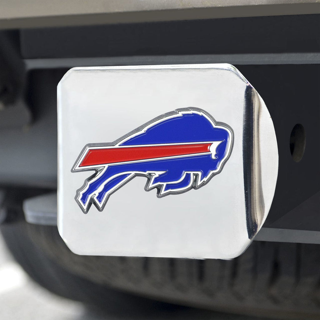 Auto Hitch Covers Buffalo Bills Hitch Cover Color Emblem on Chrome 842281125375