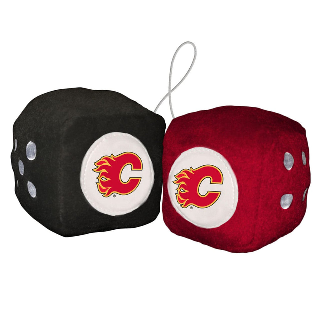 Calgary Flames Calgary Flames Fuzzy Dice CO 023245880213