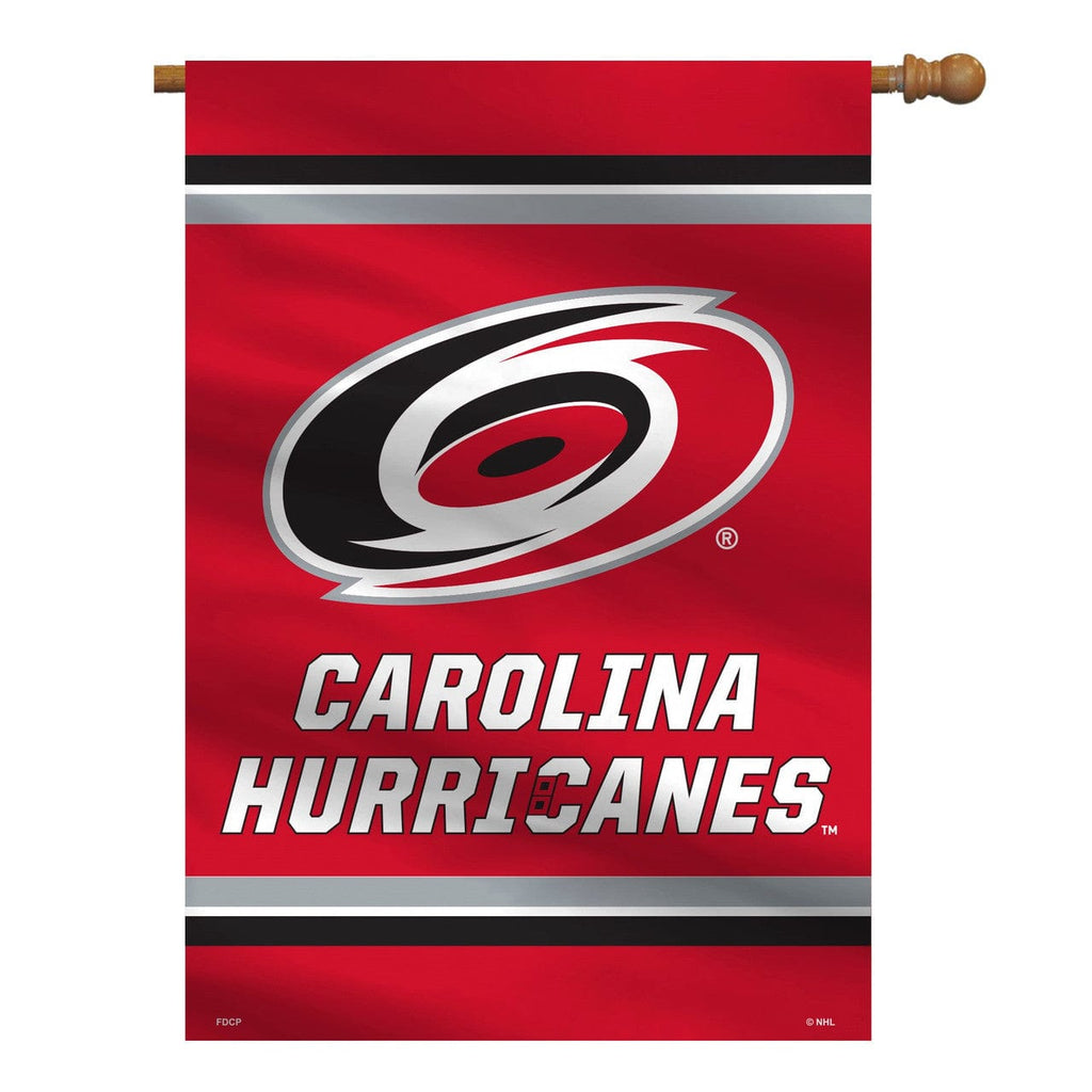 Carolina Hurricanes Carolina Hurricanes Banner 28x40 House Flag Style 2 Sided CO 023245848101
