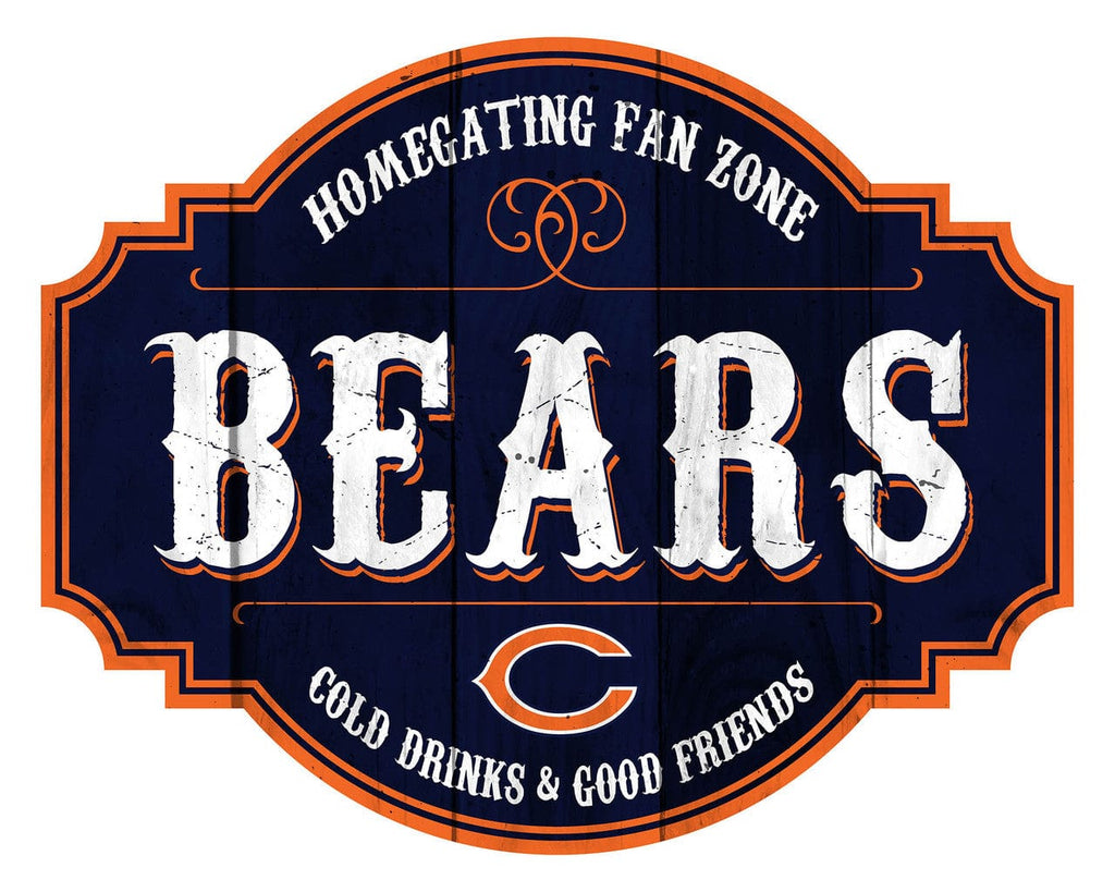 Signs Chicago Bears Sign Wood 12 Inch Homegating Tavern 878461181435
