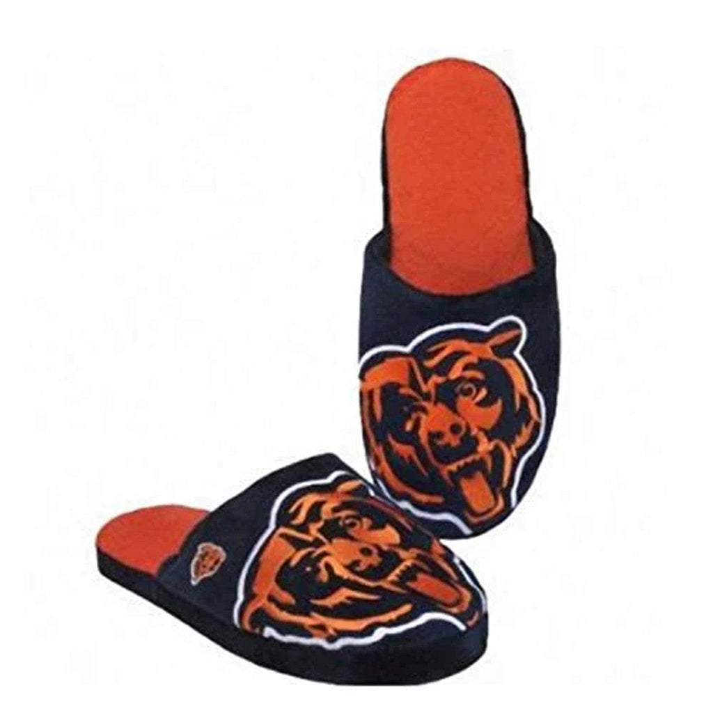 Pending Image Upload Chicago Bears Slippers - Big Logo Stripe (1 Pair) - S CO 887849055800
