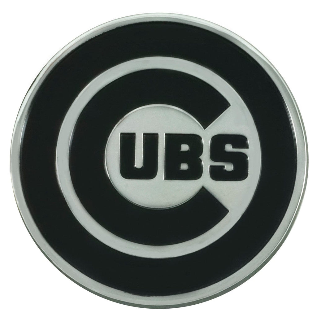 Chicago Cubs Chicago Cubs Auto Emblem Premium Metal Chrome 842281165395