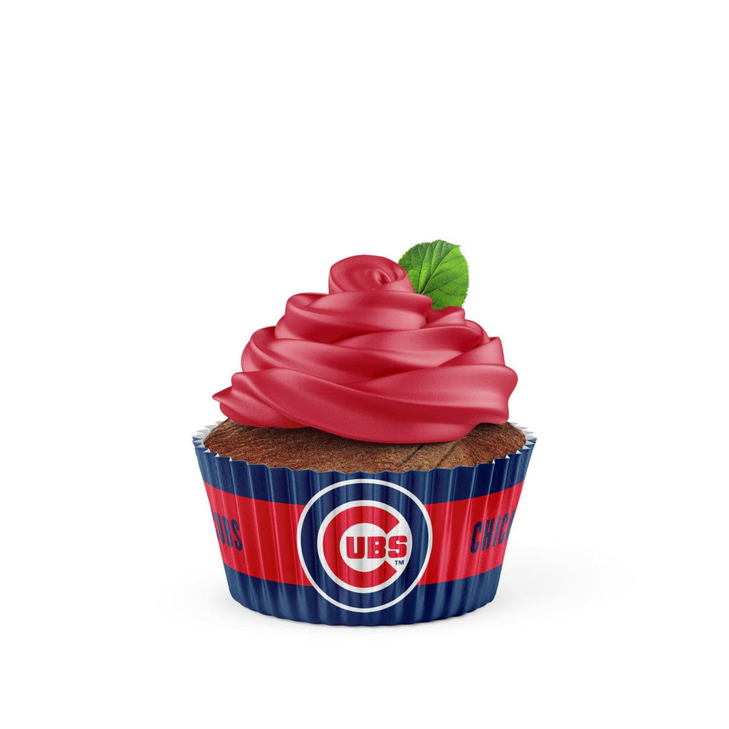 Baking Cups Chicago Cubs Baking Cups Large 50 Pack 771831275058