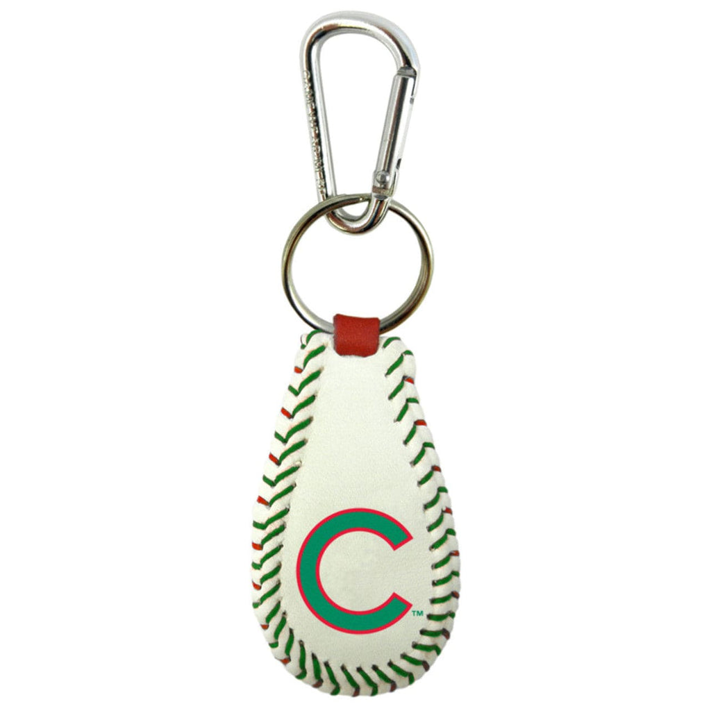 Chicago Cubs Chicago Cubs Keychain Baseball Holiday Design CO 844214000506