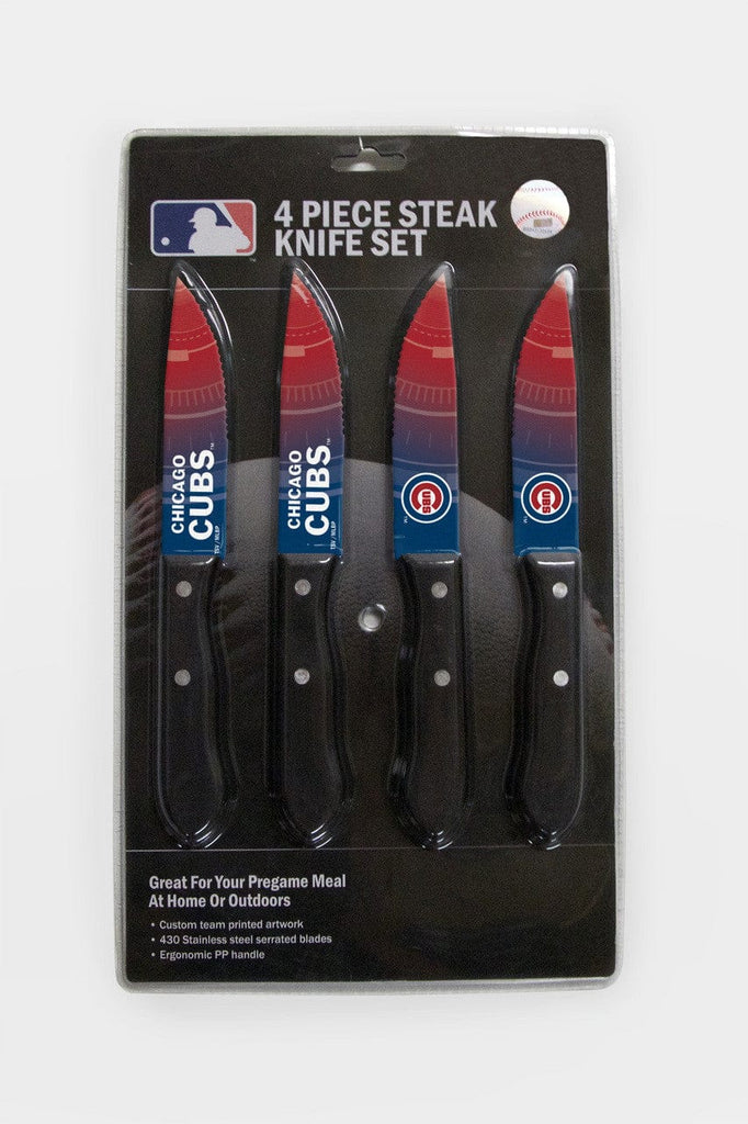 Knife Set Steak 4 Pack Chicago Cubs Knife Set - Steak - 4 Pack 771831105058