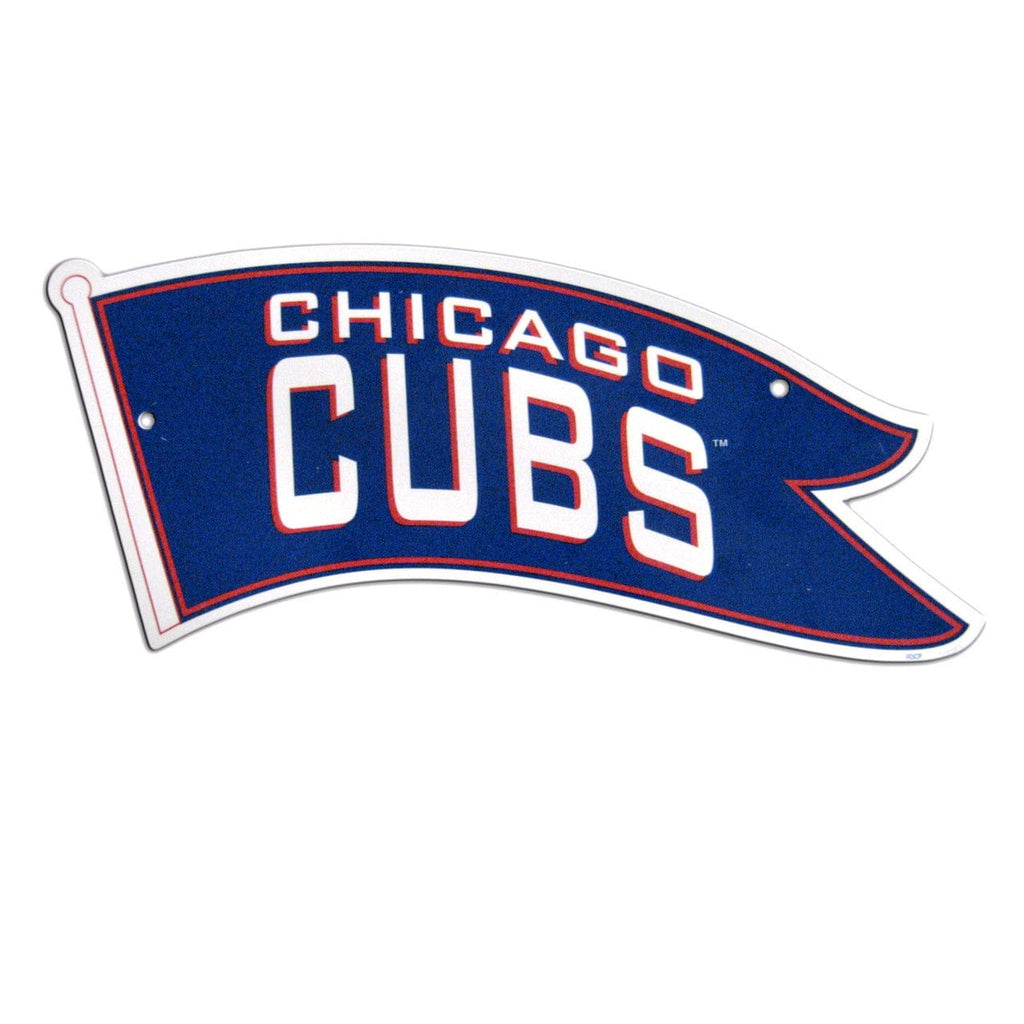 Chicago Cubs Chicago Cubs Sign 12x18 Plastic CO 023245300551