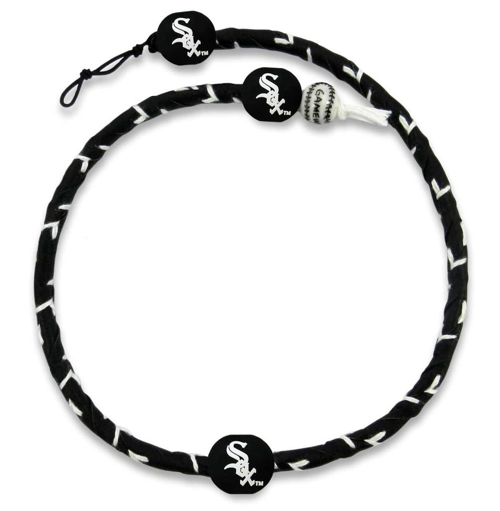 Chicago White Sox Chicago White Sox Necklace Frozen Rope Team Color Baseball CO 844214041998