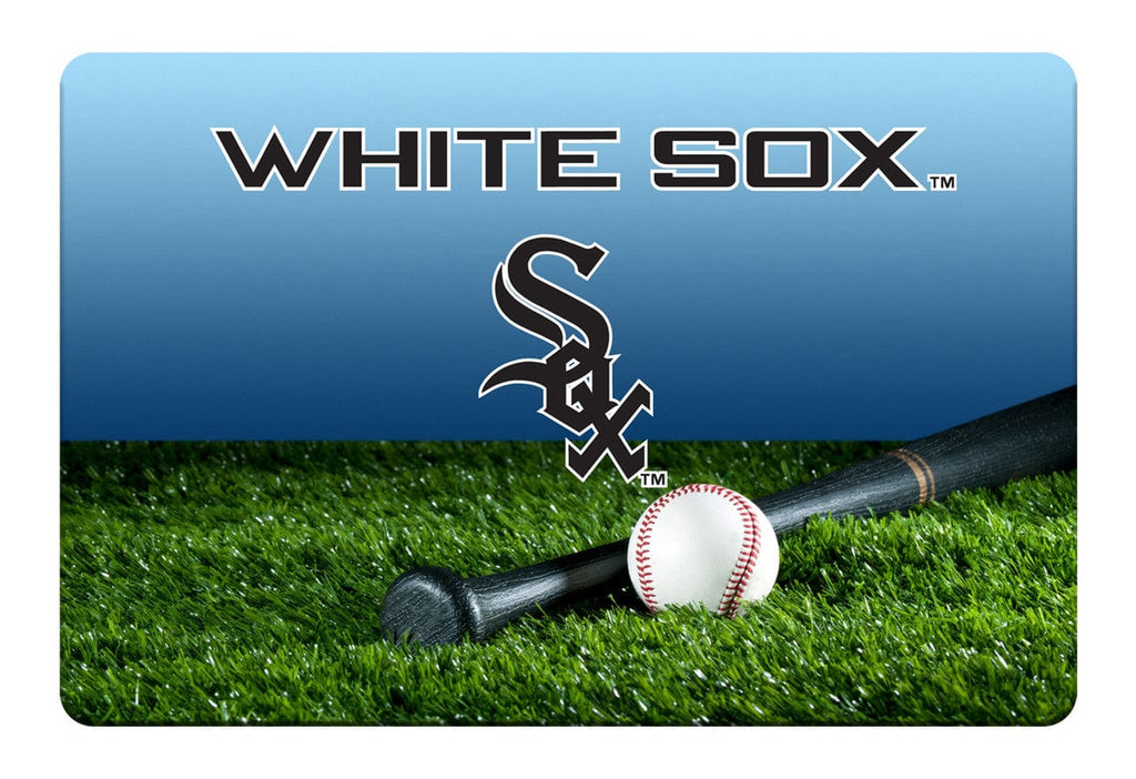 Chicago White Sox Chicago White Sox Pet Bowl Mat Classic Baseball Team Color Size Large CO 812940028316