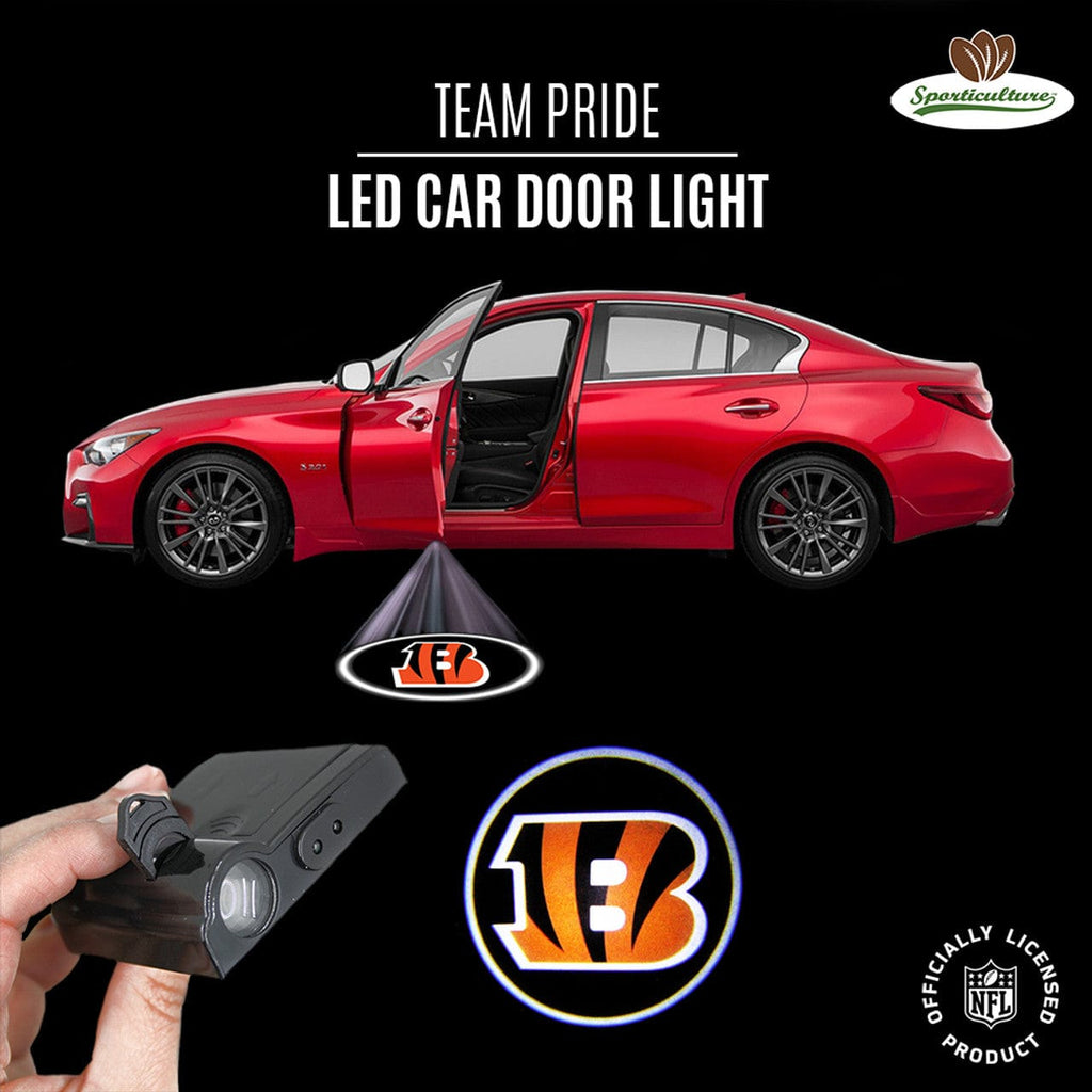 LED Auto Door Light Cincinnati Bengals Car Door Light LED 810028056169