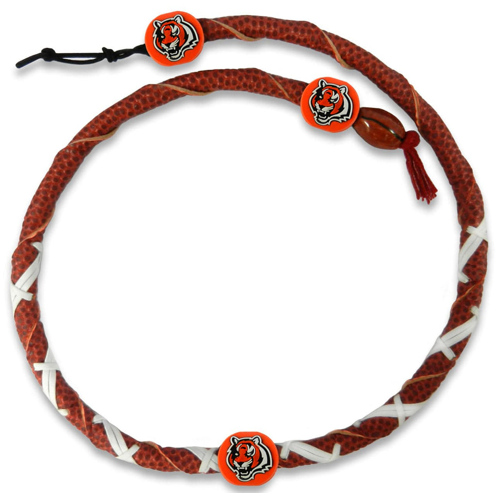 Jewelry Necklace Spiral Football Cincinnati Bengals Necklace Spiral Football 844214025462