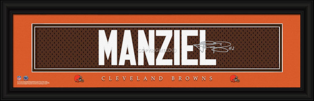 Print 8x24 Signature Style Cleveland Browns Print 8x24 Signature Style Johnny Manziel 848655006004