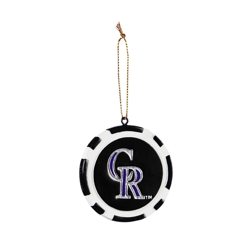 Ornament Game Chip Colorado Rockies Ornament Game Chip 808412959363