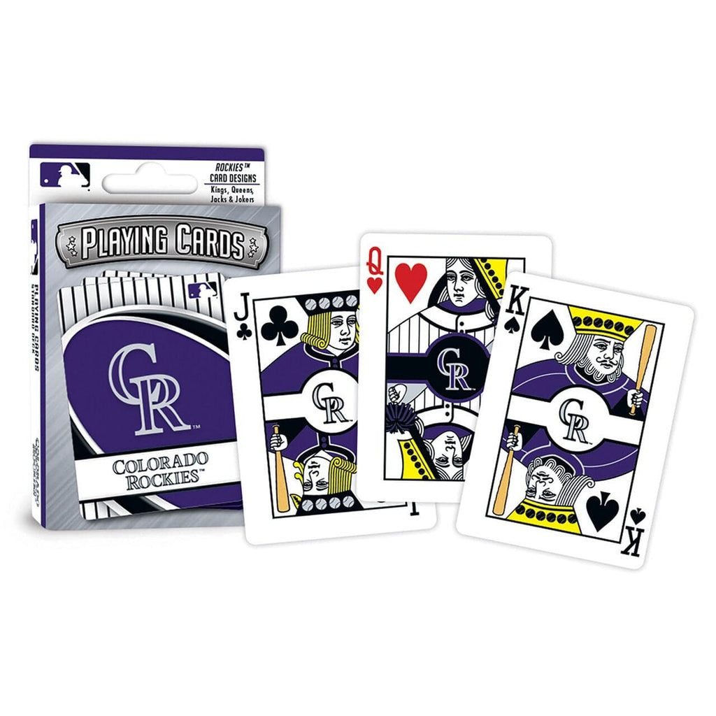 Playing Cards Colorado Rockies Playing Cards Logo 705988918339