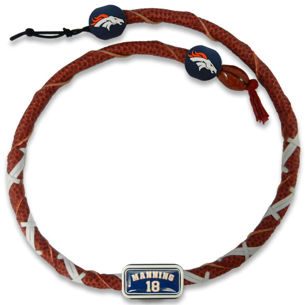Denver Broncos Denver Broncos Necklace Spiral Football Peyton Manning Design CO 844214053526