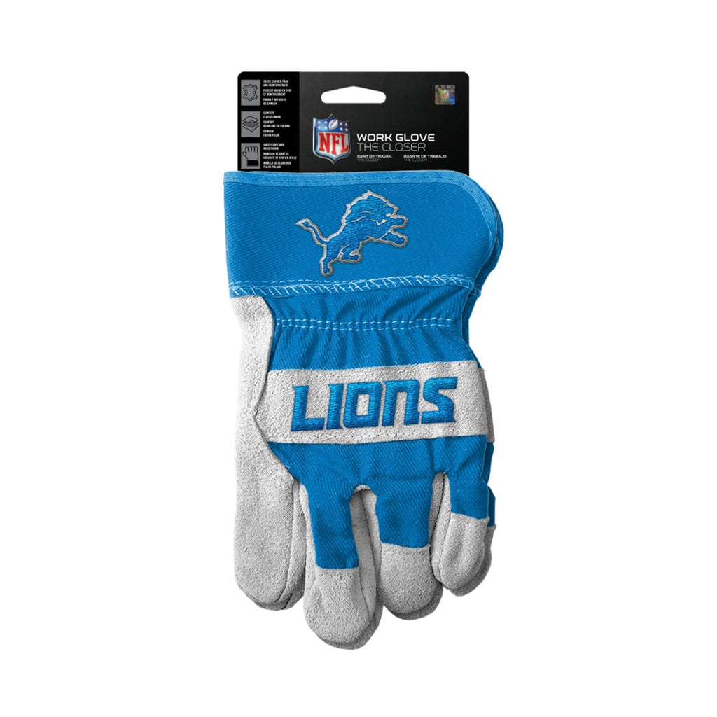 Gloves Work Detroit Lions Gloves Work Style The Closer Design 771831010987