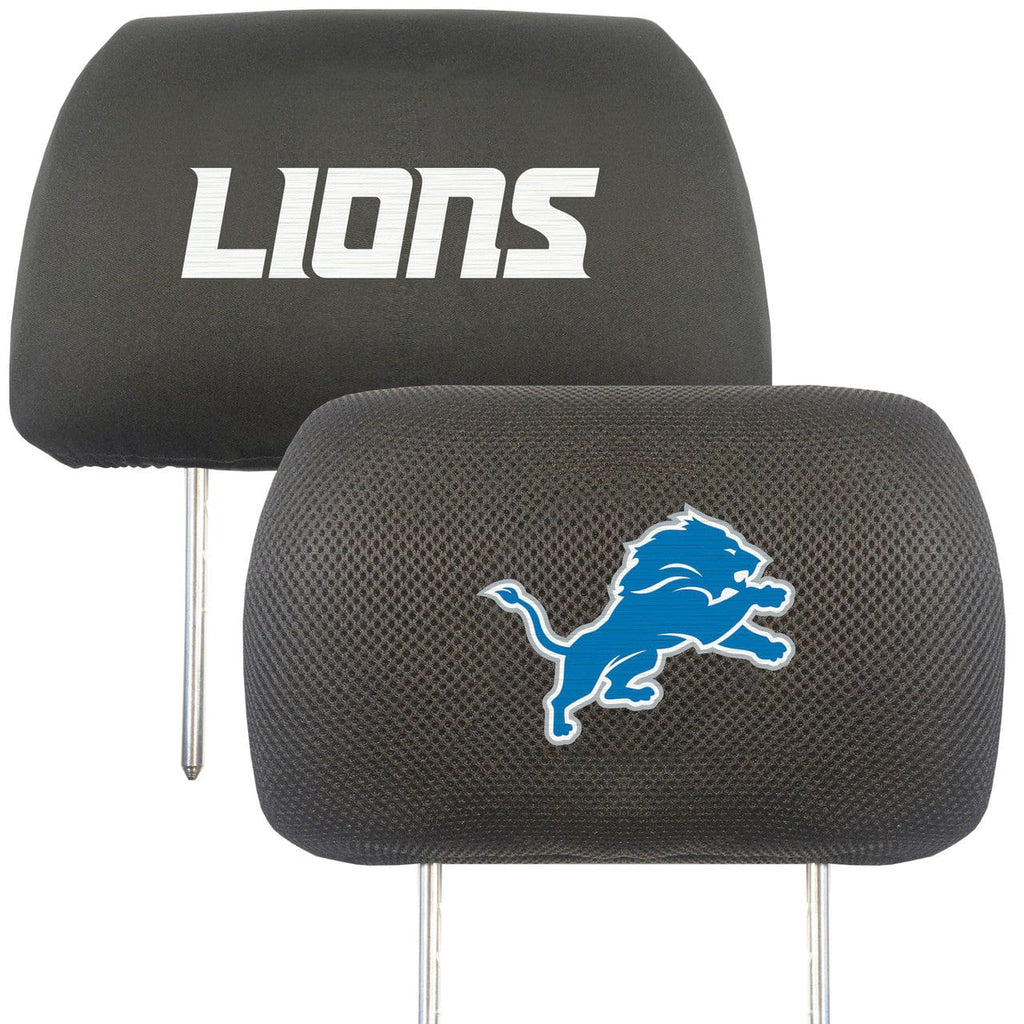 Auto Headrest Covers Detroit Lions Headrest Covers FanMats 842989024994