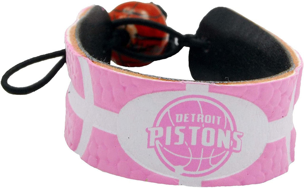 Detroit Pistons Detroit Pistons Bracelet Basketball Pink CO 877314006178