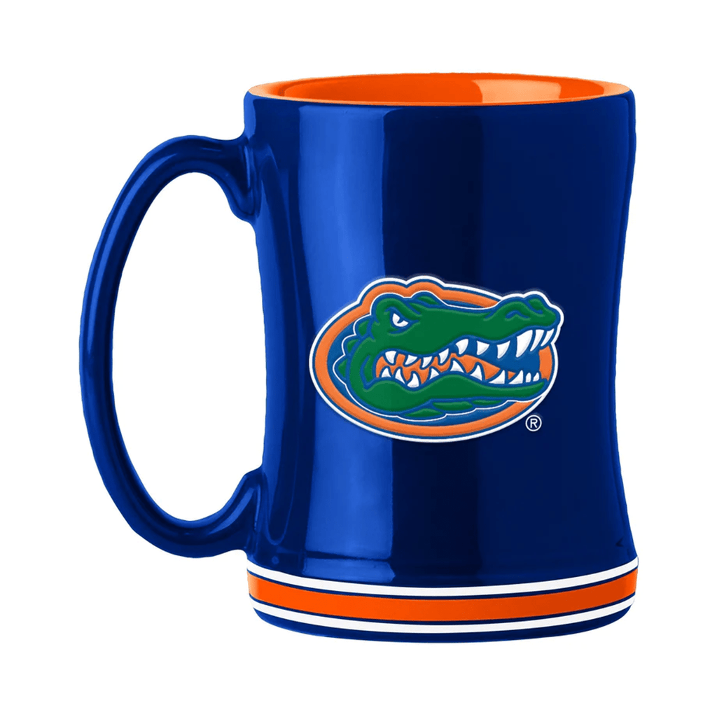 Drinkware Florida Gators Coffee Mug 14oz Sculpted Relief Team Color 806293086703