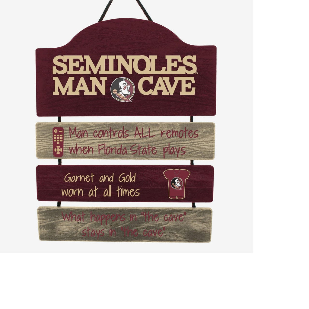 Sign Man Cave Design Florida State Seminoles Sign Wood Man Cave Design 191418964494