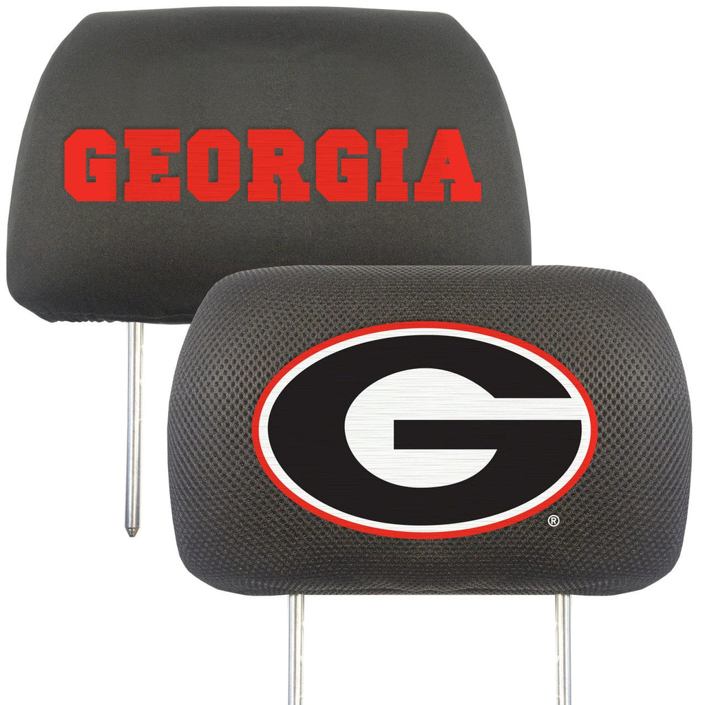 Auto Headrest Covers Georgia Bulldogs Headrest Covers FanMats 842989025663