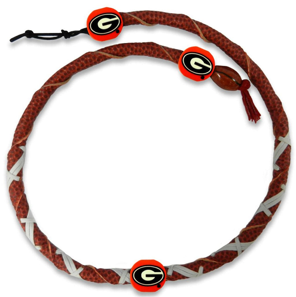 Jewelry Necklace Spiral Football Georgia Bulldogs Necklace Spiral Football 844214044371