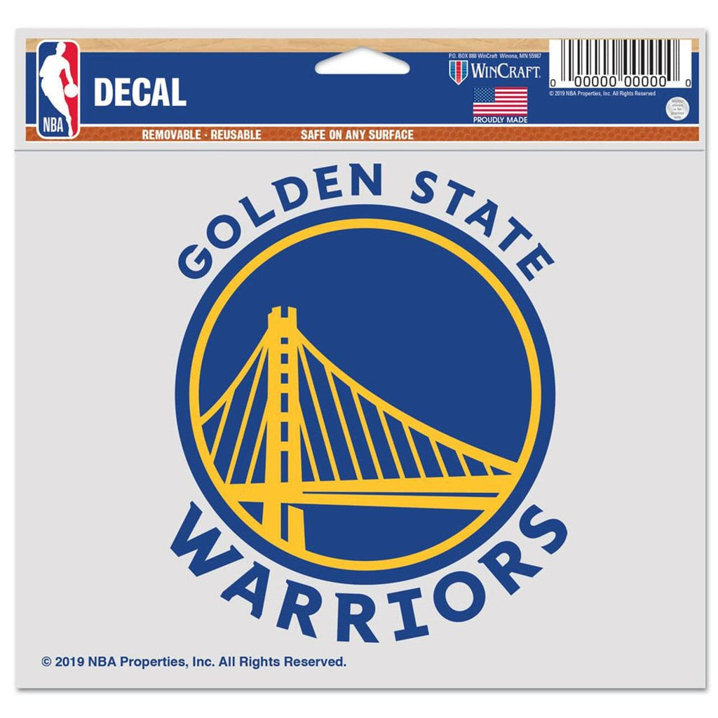 Decal 5x6 Multi Use Color Golden State Warriors Decal 5x6 Color 032085913838