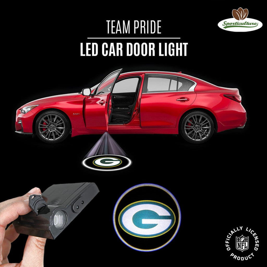 LED Auto Door Light Green Bay Packers Car Door Light LED 810028056213