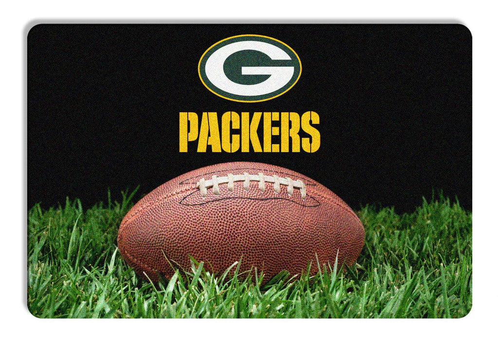 Green Bay Packers Green Bay Packers Pet Bowl Mat Classic Football Size Large CO 844214071193