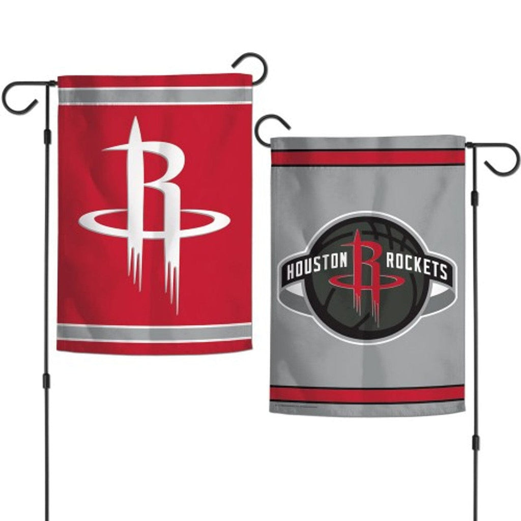 Flags 12x18 Houston Rockets Flag 12x18 Garden Style 2 Sided 032085199317