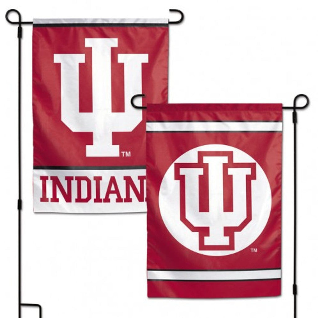 Flags 12x18 Indiana Hoosiers Flag 12x18 Garden Style 2 Sided 032085164605