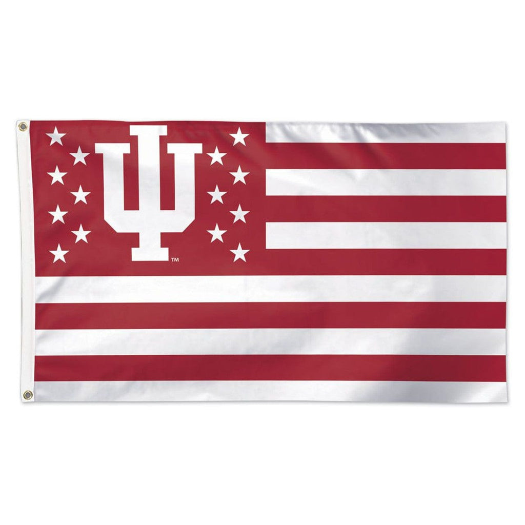 Flag 3x5 Indiana Hoosiers Flag 3x5 Americana Design - Special Order 032085437006