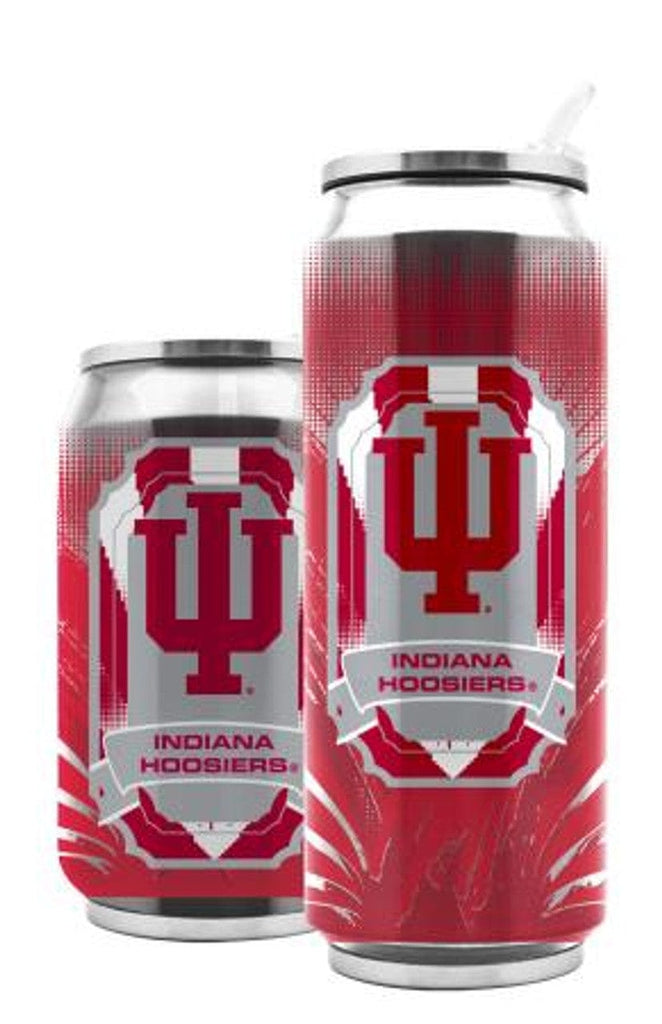 Drink Can 16.9 Steel Thermo Indiana Hoosiers Stainless Steel Thermo Can - 16.9 ounces - Special Order 094131047263