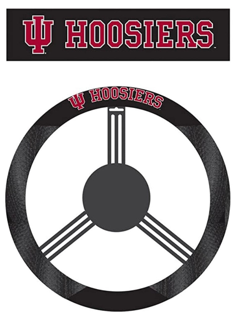 Indiana Hoosiers Indiana Hoosiers Steering Wheel Cover Mesh Style CO 023245585255