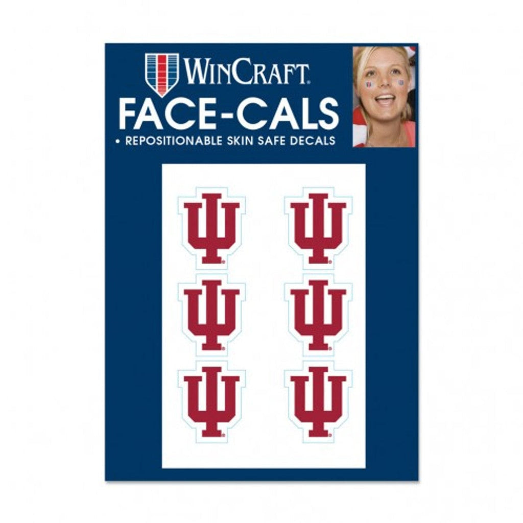 Face Cals Indiana Hoosiers Tattoo Face Cals Special Order 614934527368
